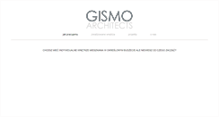 Desktop Screenshot of gismoarchitects.com